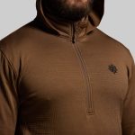Quiver Half Zip Hoodie 2.0 (Coyote Brown)