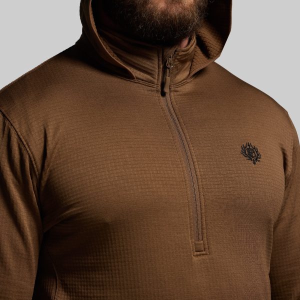 Quiver Half Zip Hoodie 2.0 (Coyote Brown)