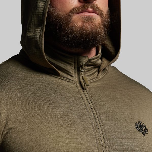 Quiver Half Zip Hoodie 2.0 (OD Green)