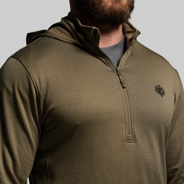 Quiver Half Zip Hoodie 2.0 (OD Green)