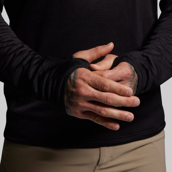 Quiver Half Zip Hoodie 2.0 (Black)