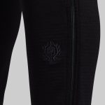 Quiver Grid Fleece Full Zip Thermal Bottom (Black)