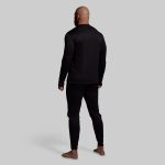 Quiver Grid Fleece Full Zip Thermal Bottom (Black)