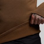 Quiver Grid Fleece Thermal Top (Coyote Brown)