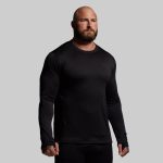 Quiver Grid Fleece Thermal Top (Black)