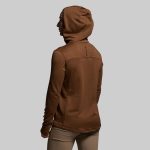 Women's Quiver Full Zip Hoodie 2.0 (Coyote Brown)