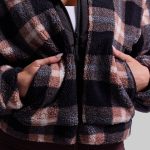 Women's Cropped Fleece Jacket (Kettle)