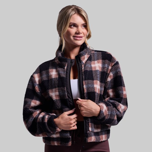 Women's Cropped Fleece Jacket (Kettle)