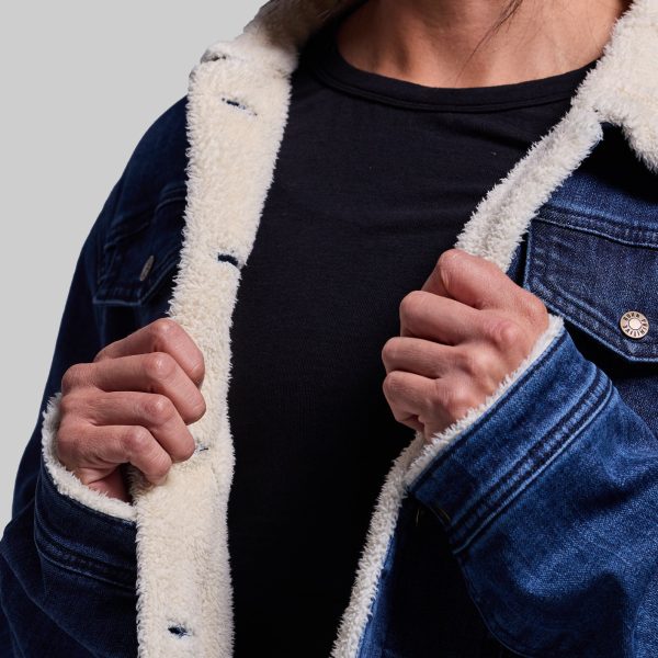 Women's FLEX Stretchy Pioneer Jacket 2.0 (Vintage Dark Wash)