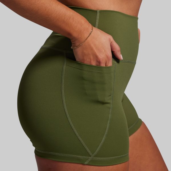 Synergy Short w/ Pockets 2.0 (Olive)