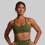 Serenity Sports Bra (Olive)