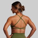 Serenity Sports Bra (Olive)