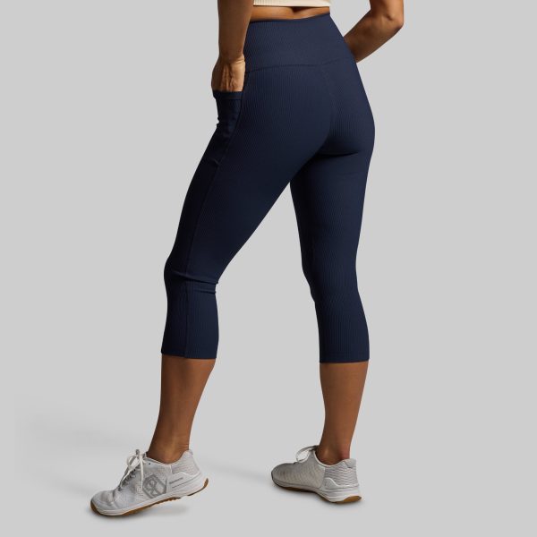 All or Nothing Capri w/ Pockets (BP Navy)