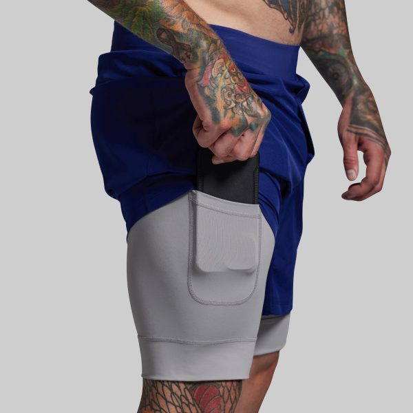 Versatile Short w/ Compression 7 (Cobalt)