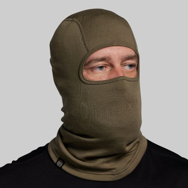 Ridgeline Merino Balaclava 240 (OD Green)