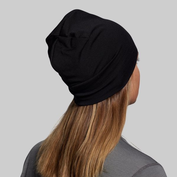 Ridgeline Merino Beanie 165 (Black)