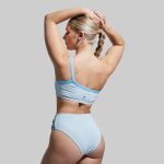 Deep End Bikini Top (Angel Blue Ribbed)