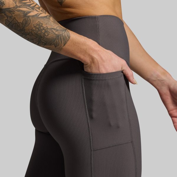 All or Nothing Capri w/ Pockets (Dark Grey)