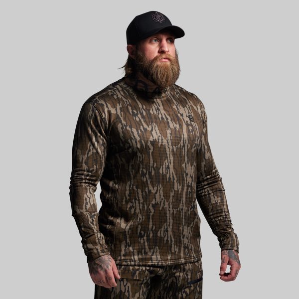 Quiver Grid Fleece Thermal Top (Mossy Oak® Original Bottomland®)