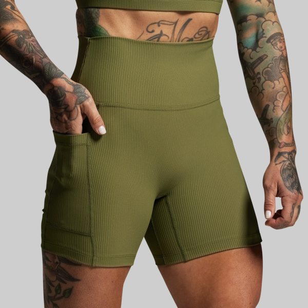 All or Nothing Short (Army Green)