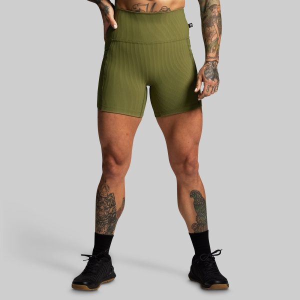 All or Nothing Short (Army Green)