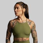 Break the Limits Sports Bra (Army Green)