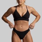 Harbor Crinkle Bikini Bottom (Black)