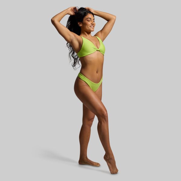 Sun Seeker Cheeky Thong (Lime)
