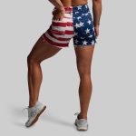 FLEX Stretchy Jean Short (American Flag)