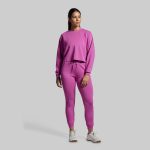 Lounge Lux Cropped Pullover (Viola)