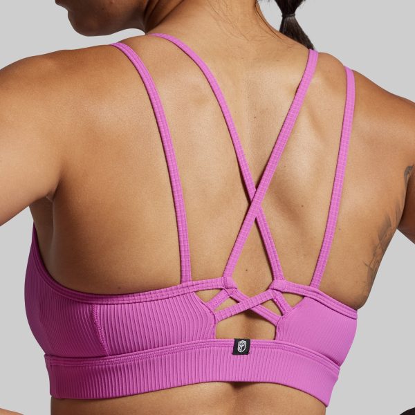Lotus Sports Bra (Viola)