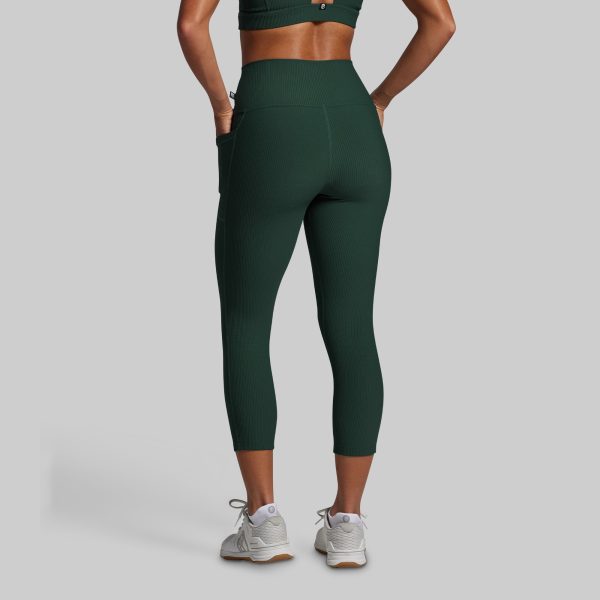 All or Nothing Capri w/ Pockets (Grove)