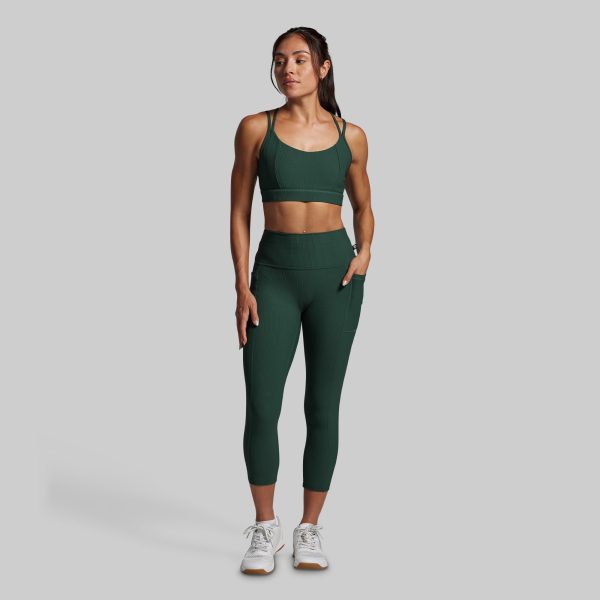 All or Nothing Capri w/ Pockets (Grove)