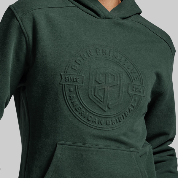 American Original Embossed Women's Unmatched Hoodie (Grove)