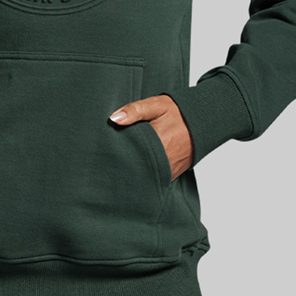 American Original Embossed Women's Unmatched Hoodie (Grove)