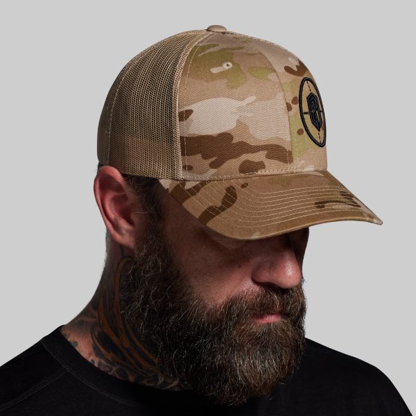 Tactical Trucker Hat (Arid Multicam)